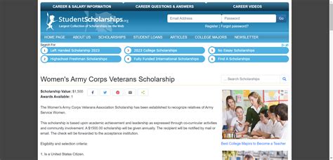 Scholarships for Grandchildren of Veterans: A Comprehensive Guide